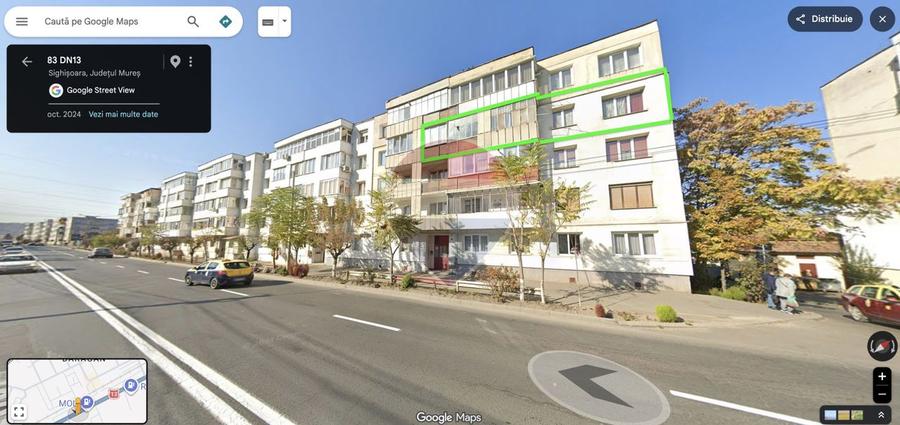 Apartament cu 3 camere decomandat în Central