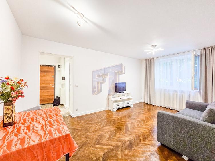 Apartament cu 2 camere semidecomandat, mobilat în Cotroceni