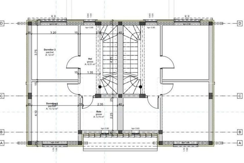 Duplex cu 4 camere cu Canalizare în Săcălaz