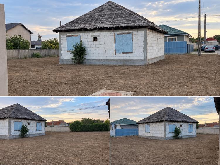 Casă individuală cu 2 camere cu Teren 1100 Mp în Mihail Kogălniceanu