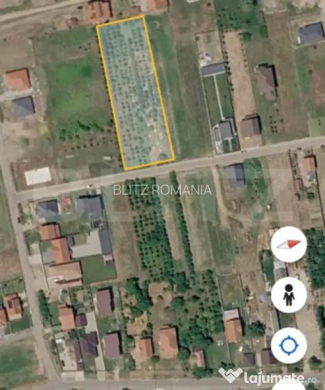 Teren intravilan, 1662 mp, zona Paulesti. - Paulesti (Satu-Mare)