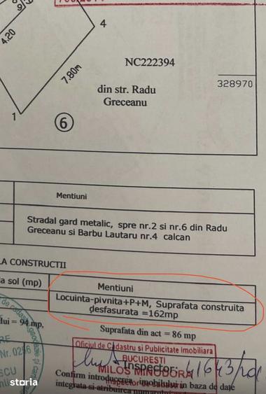 Casă cu 5 camere cu Teren 100 Mp în Grivița