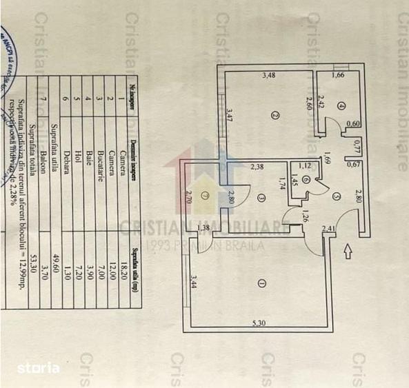 Apartament cu 2 camere decomandat în Independenței