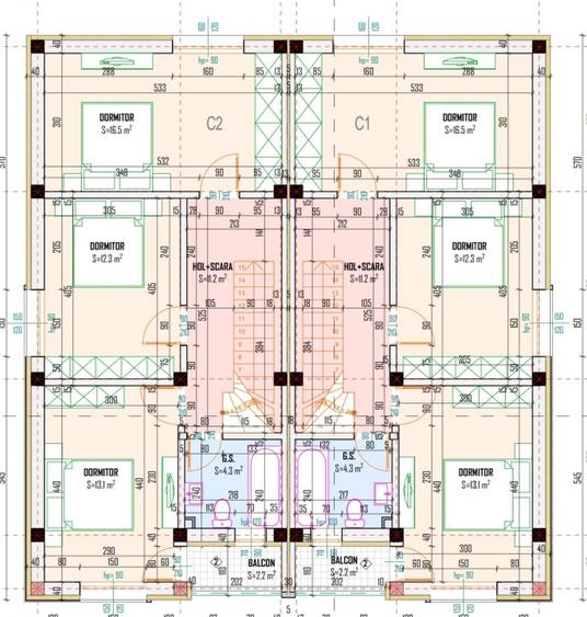 Duplex cu 5 camere cu Canalizare în Bragadiru