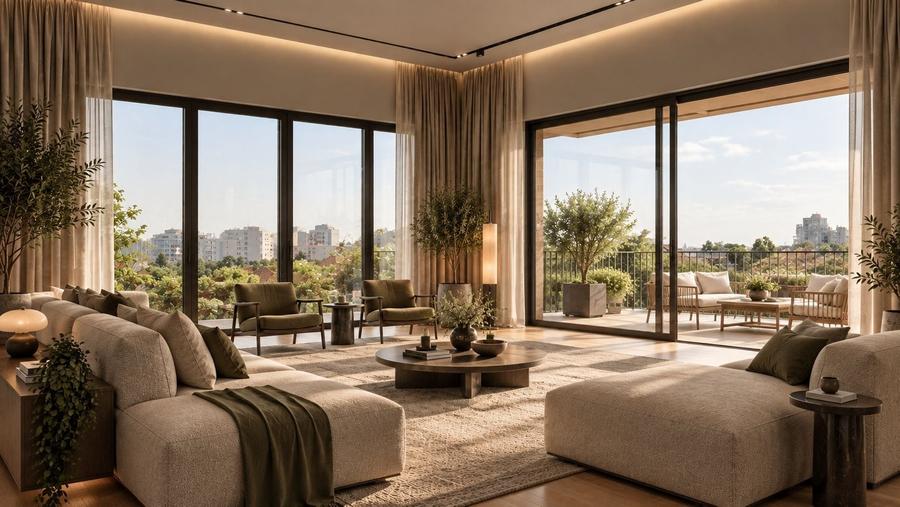 Penthouse cu 4 camere în Capitale