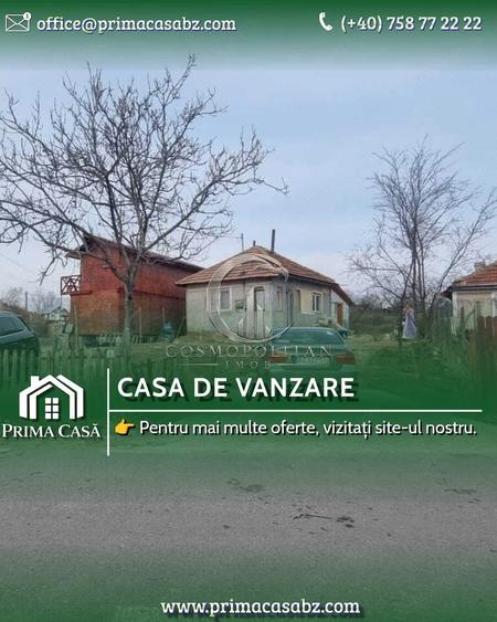 Casă cu 2 camere cu Teren 1111 Mp în Sudiți (Poșta Câlnău)