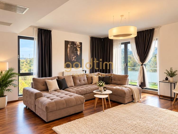 Apartament cu 3 camere decomandat, mobilat în Băneasa