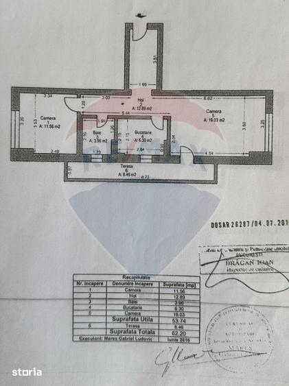 Apartament cu 2 camere decomandat, mobilat în 13 Septembrie