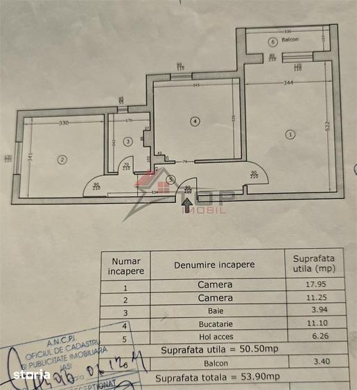 Apartament cu 2 camere decomandat în Cug