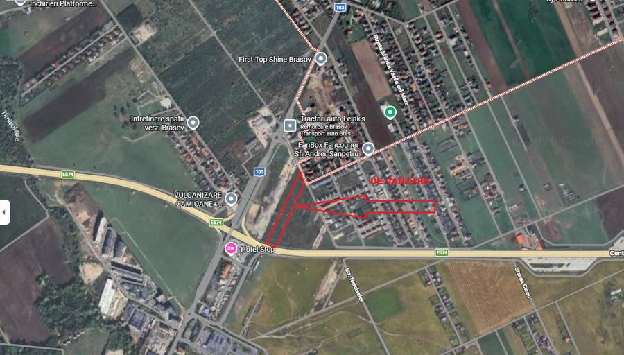 Teren Construcții intravilan de 3436 mp, în Sânpetru
