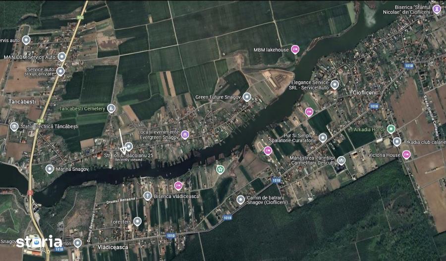 Teren de 2000 mp, în Snagov