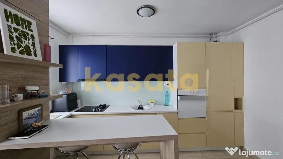 Apartament cu 2 camere semidecomandat, mobilat în Grozăvești