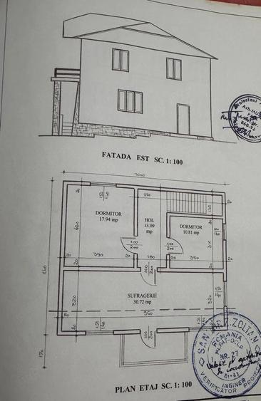 Casă cu 3 camere cu Teren 2200 Mp în Secăria