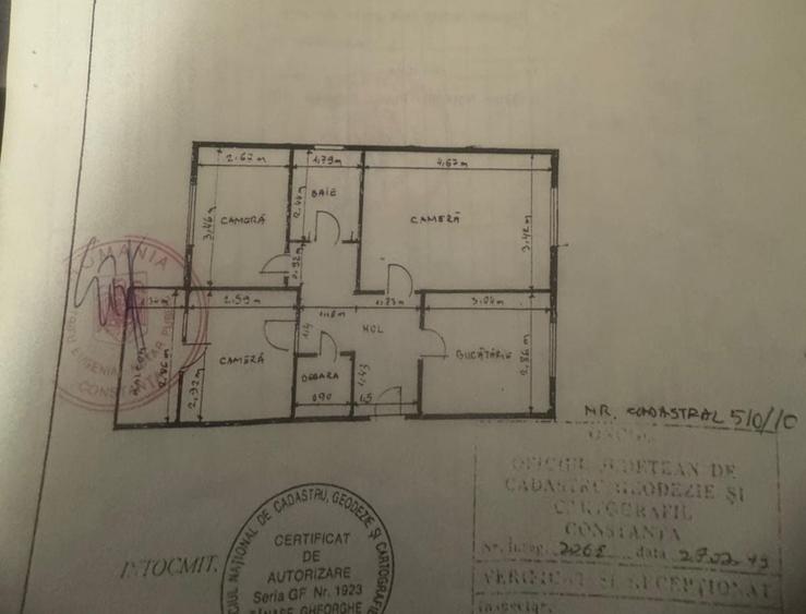 Apartament cu 3 camere decomandat în Inel I