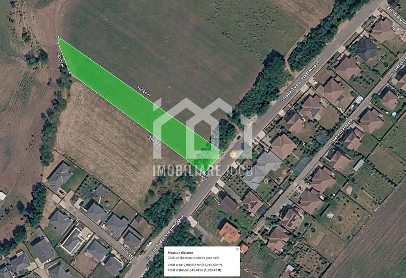Teren Construcții intravilan de 2900 mp, în Jucu de Sus