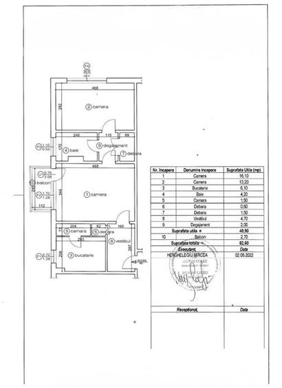 Apartament renovat cu 2 camere si parcare zona Faget Garii - 15