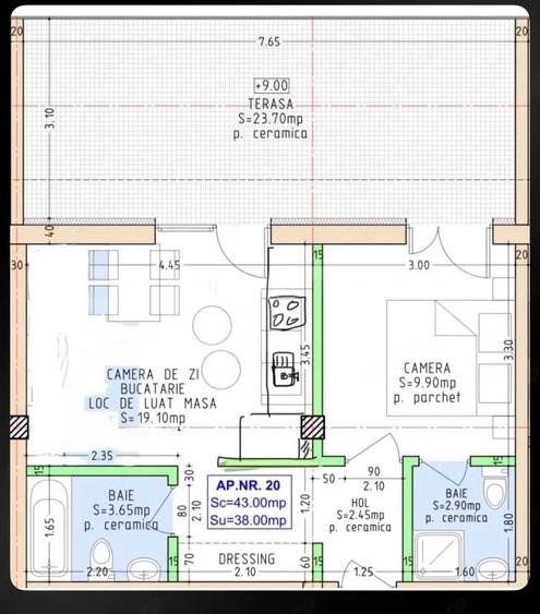 Mini Penthouse cu terasa generoasa | Zona lini?tita - 10