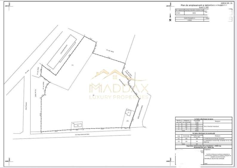 Teren Construcții intravilan de 9850 mp, în Zona Liberă