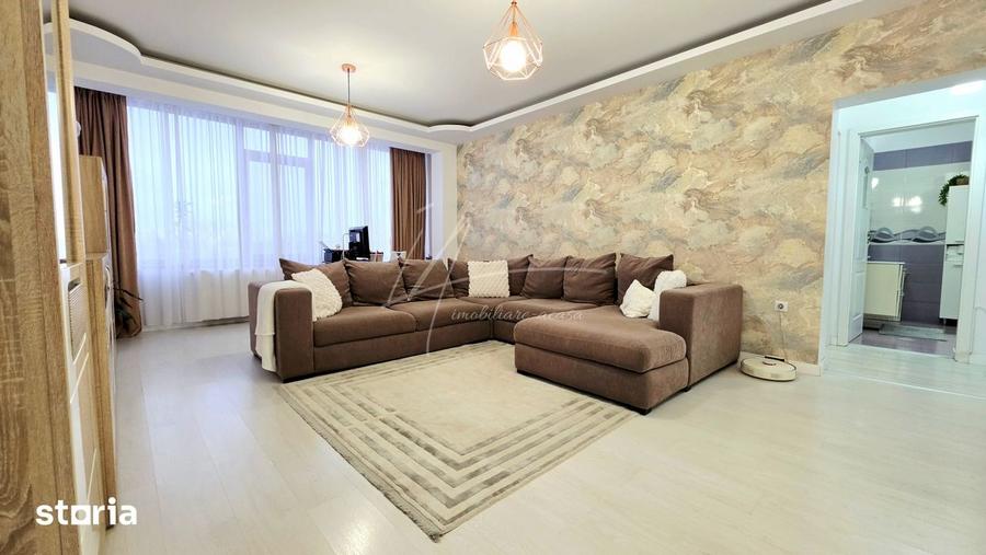 Apartament cu 3 camere, mobilat în Central