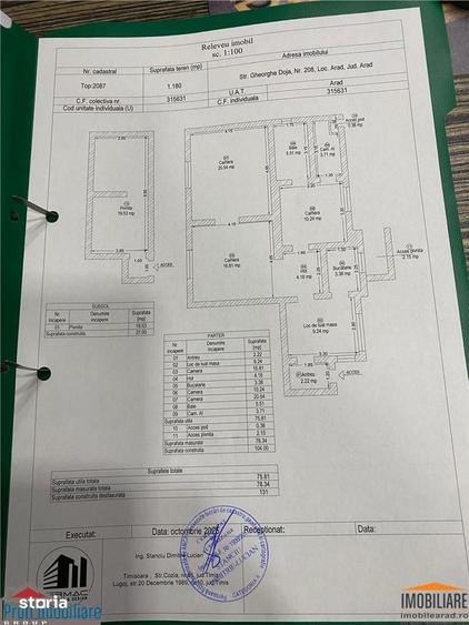 Casa 3 camere cu teren 1180 mp in Parneava-Alfa Comision 0 - 6