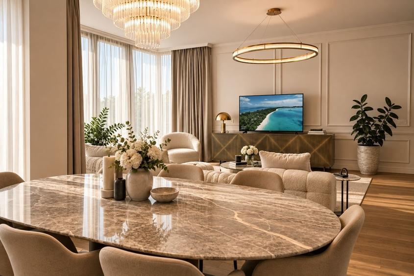Apartament cu 4 camere semidecomandat, mobilat în Floreasca