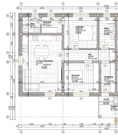 Duplex, Valea Budacului, 125000, semifinisat - 1