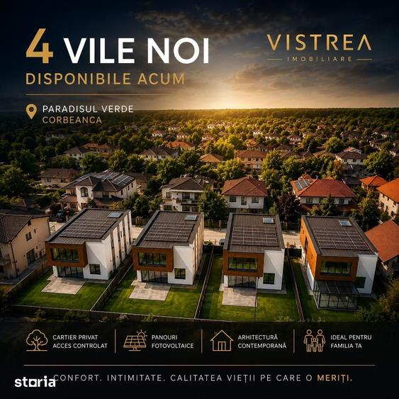 Casă cu 5 camere cu Teren 350 Mp în Corbeanca
