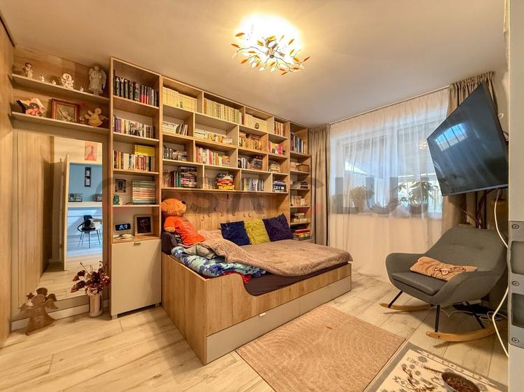 Apartament cu 2 camere semidecomandat, mobilat în Chinteni