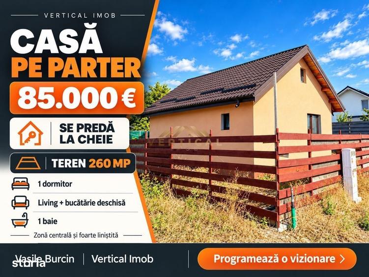 Casă cu 2 camere cu Teren 260 Mp în Berceni
