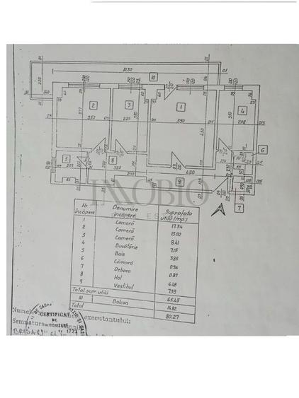 Apartament cu 3 camere decomandat în Grivița