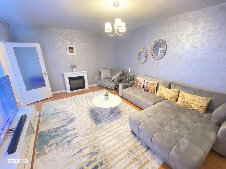 Apartament cu 3 camere decomandat, mobilat în Rahova