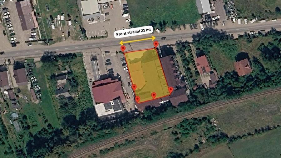 Casă individuală cu 18 camere cu Teren 1402 Mp în Est