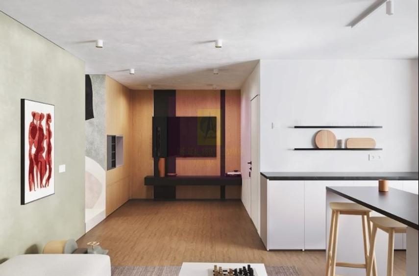 Apartament cu 3 camere semidecomandat în Unirii