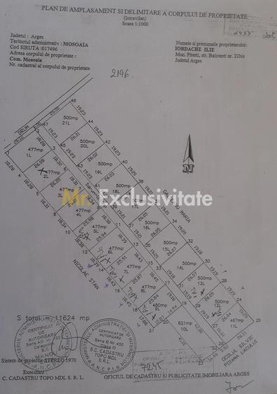 Teren de 477 mp, în Moșoaia
