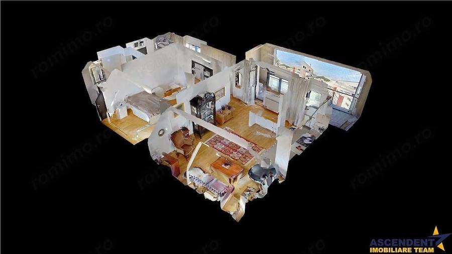 Prima inchiriere! Privilegio Brasov, 73 mp+ terasa, unic pe nivel, garaj, panorama Tampa - 6