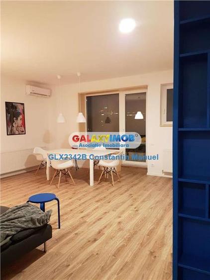 Apartament cu 3 camere decomandat, mobilat în Barbu Văcărescu