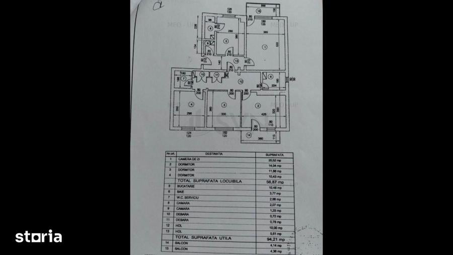 Apartament cu 4 camere în Aviației