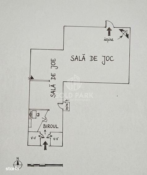 Spațiu comercial, de 70 mp, în Mărăști