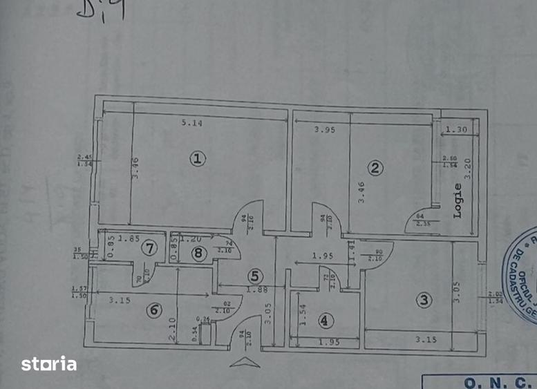 Apartament cu 3 camere în Central