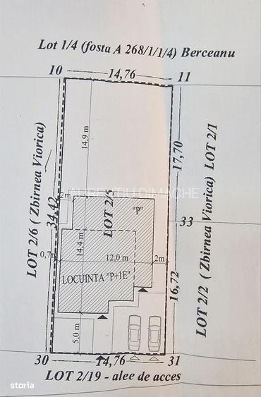 Vila P+1, zona linistita, pentru doua famili.
