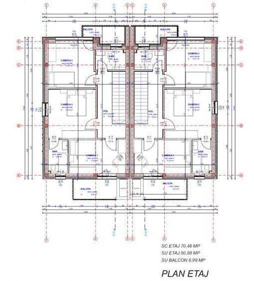 Casă cu 4 camere cu Teren 250 Mp în Baciu