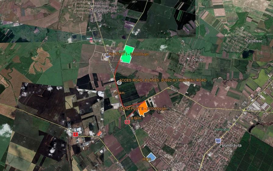 Teren Construcții intravilan de 350000 mp, în Sânandrei