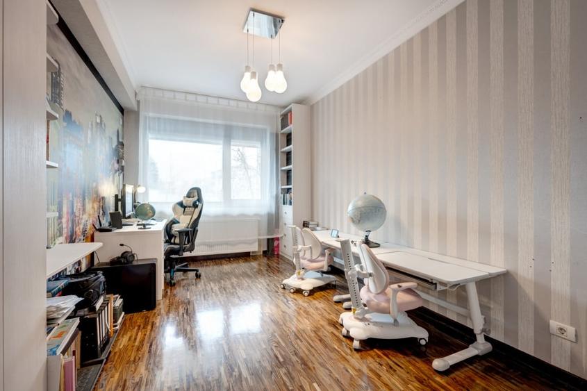 Apartament elegant 170mp, curte proprie și 3 locuri parcare, Parc Bazilescu! - 10