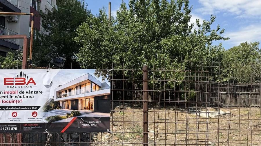 Teren de 302 mp, în Apusului