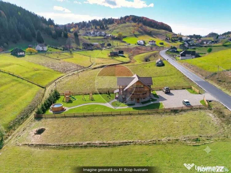 Teren de 4000 mp, în Fundata