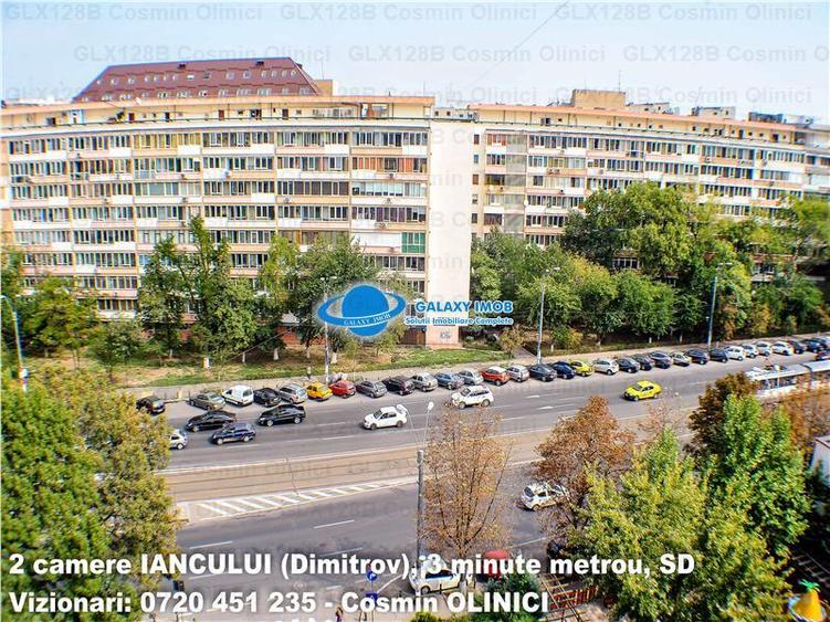 Apartament cu 2 camere semidecomandat, mobilat în Iancului