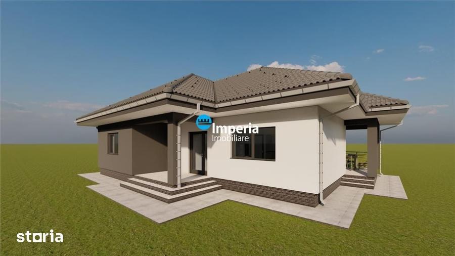 Casă cu 4 camere cu Teren 500 Mp în Bârnova
