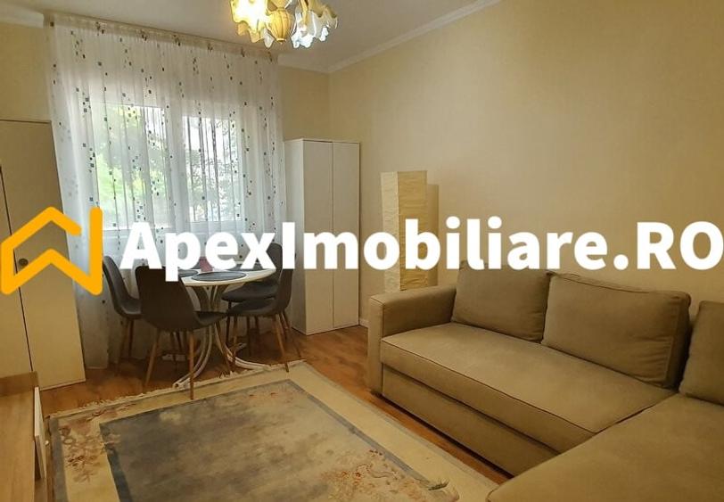 Garsonieră decomandată, mobilată în Barbu Văcărescu