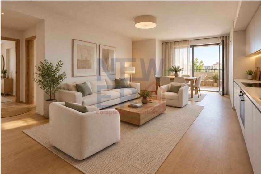 Apartament cu 3 camere semidecomandat în Otopeni