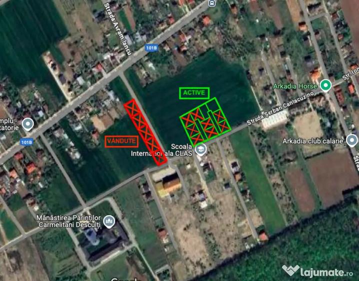 Teren de 530 mp, în Ciofliceni